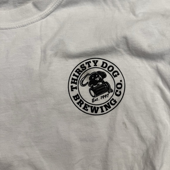 thirsty dog‎ brewing Medium Old Leg Humper Fun Graphic Shirt - Picture 3 of 4